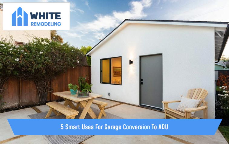 Garage converted into an ADU in a smart way