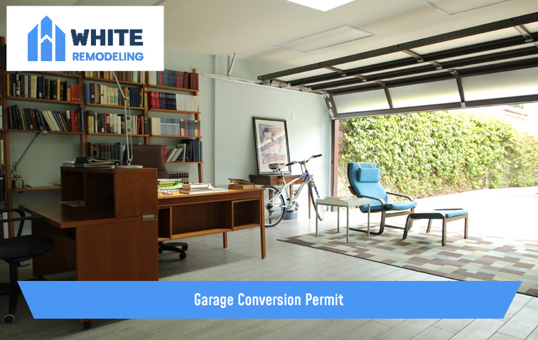 Stylish converted garage interior