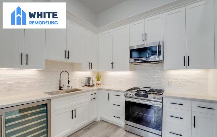 Family-friendly kitchen with ample counter space and accessible storage.